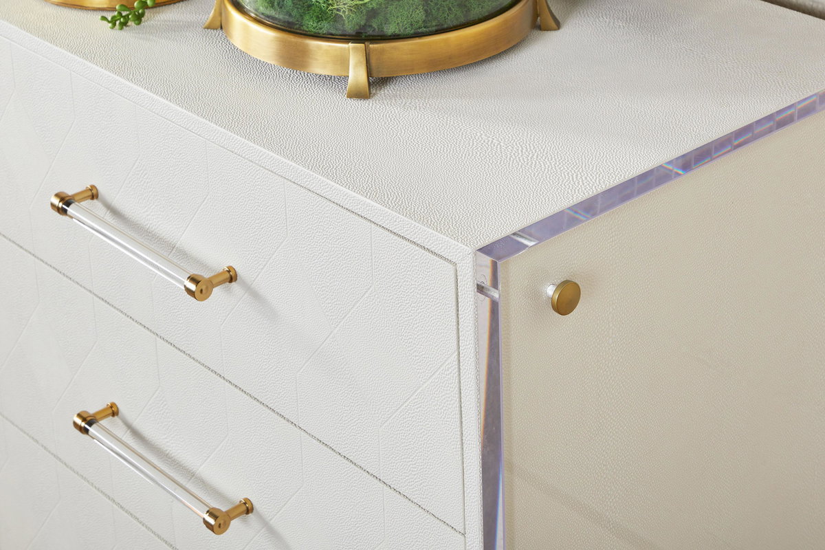 Sonia Shagreen 6-Drawer Double Dresser, by Essentials for Living, 62.25" width x 34" height x 19.5" depth View 11