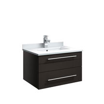 Online Designer Bathroom Lucera 24" Wall Hung Undermount Sink Single Bathroom Vanity