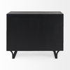 Giselle I 40L x 16W Dark Brown Fir Veneer 3 Drawer Accent Cabinet, Cabinets & Chest by Mercana, 39.96" length x 15.94" width x 31.89" height thumbnail 6