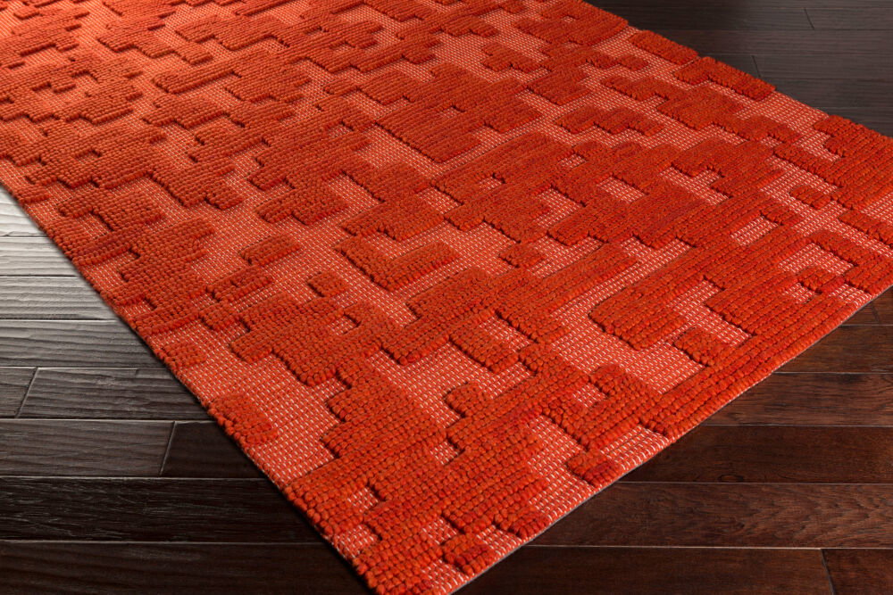 Stencil Handmade Rug, by Surya, 3' length x 2' width