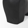 Radu Large Matte Black Metal Bull Decorative Object, by Mercana, 12.6" length x 4.75" width x 10.5" height thumbnail 10