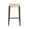 Leif counter height stool, Caviar, Counter & Bar Stool by Greenington, 18.26" length x 16" width x 26" height thumbnail 3