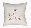 Tis The Season I Accent Pillow, Decorative Pillow by Surya, 18" length x 18" width thumbnail