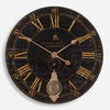 Bond Street 30' Black Wall Clock thumbnail 0