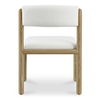 April Dining Chair White-set Of Two, by Moe's Home, 21.6" width x 32" height x 23" depth thumbnail 4