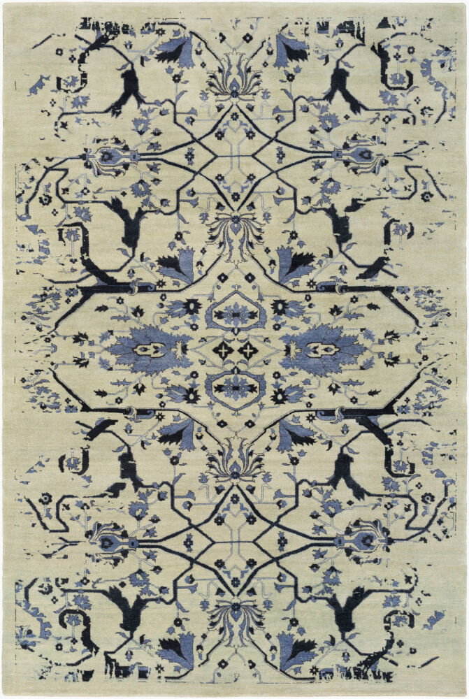 Opulent Handmade Rug, by Surya, 1'6" length x 1'6" width