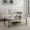 Kentmore Glass Coffee Table, Furniture by Uttermost, 48" width x 17" height x 30" depth thumbnail 2
