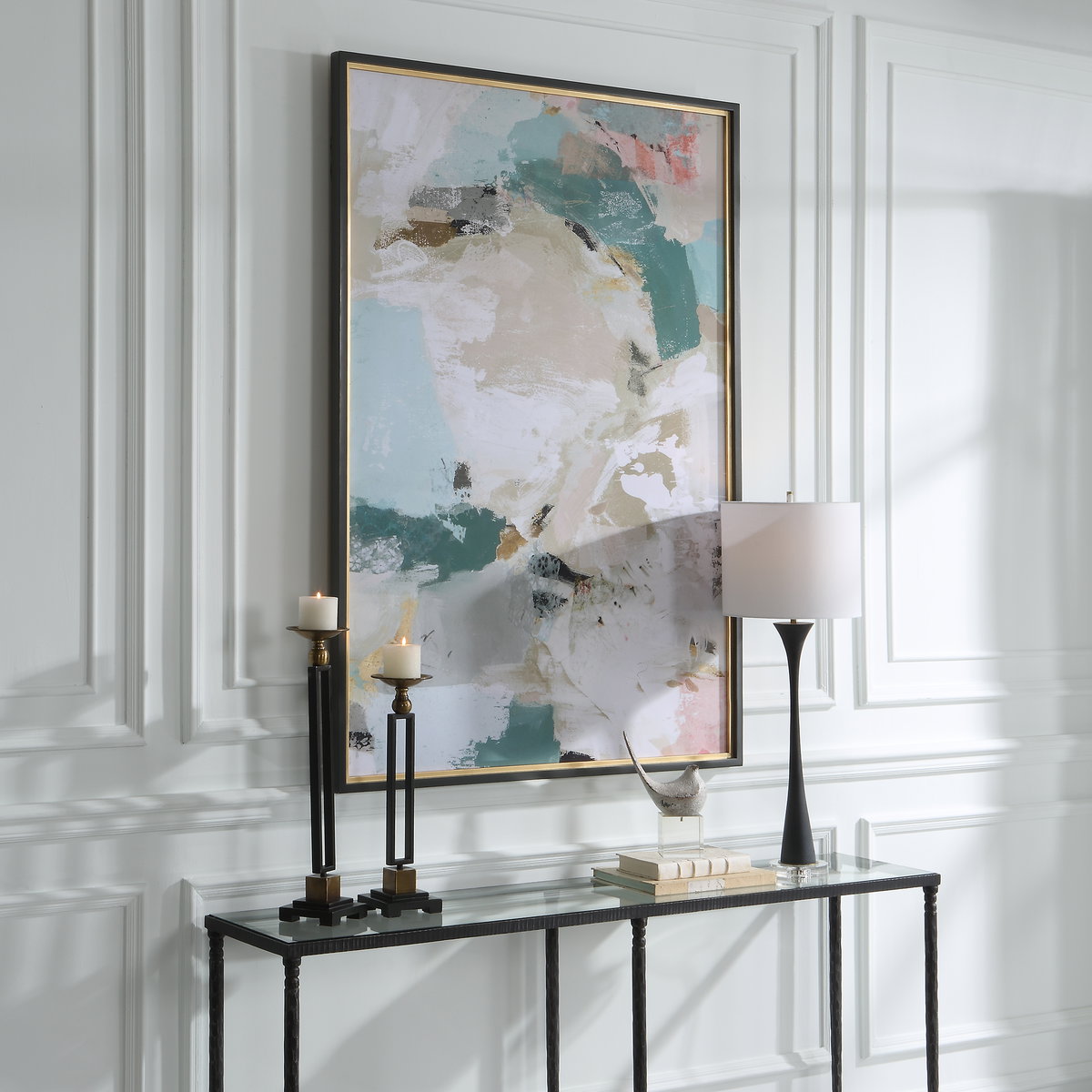 Perfect Storm Framed Print, Art by Uttermost, 60.75" width x 41.25" height x 1.5" depth View 6