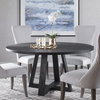 Gidran Round Black Dining Table, by Uttermost, 60" width x 29.9" height x 60" depth thumbnail 2