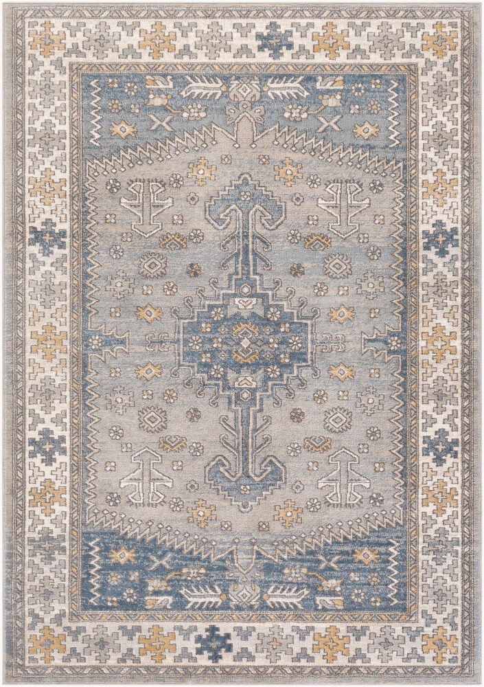 Seattle Machine Woven Rug, by Surya, 7'3" length x 5'3" width