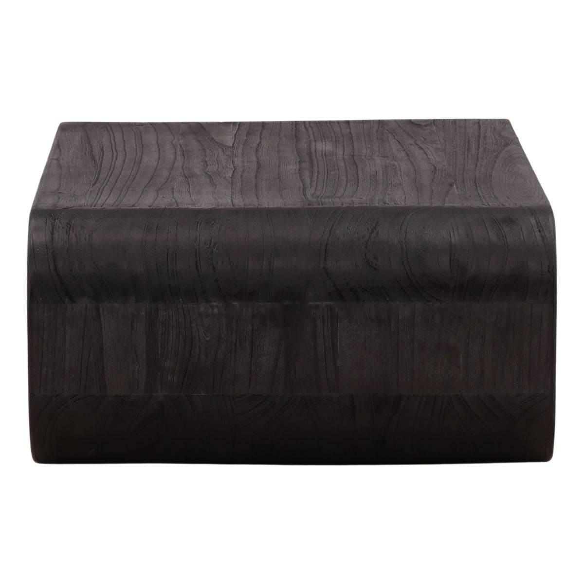 Jaimes Coffee Table Dark Brown, by Dovetail, 51.85" width x 15.16" height x 30.12" depth View 3