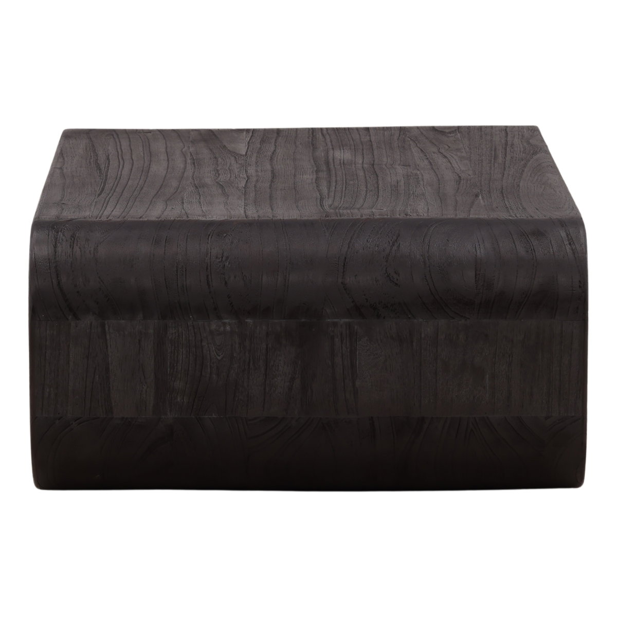 Jaimes Coffee Table Dark Brown, by Dovetail, 51.85" width x 15.16" height x 30.12" depth View 3