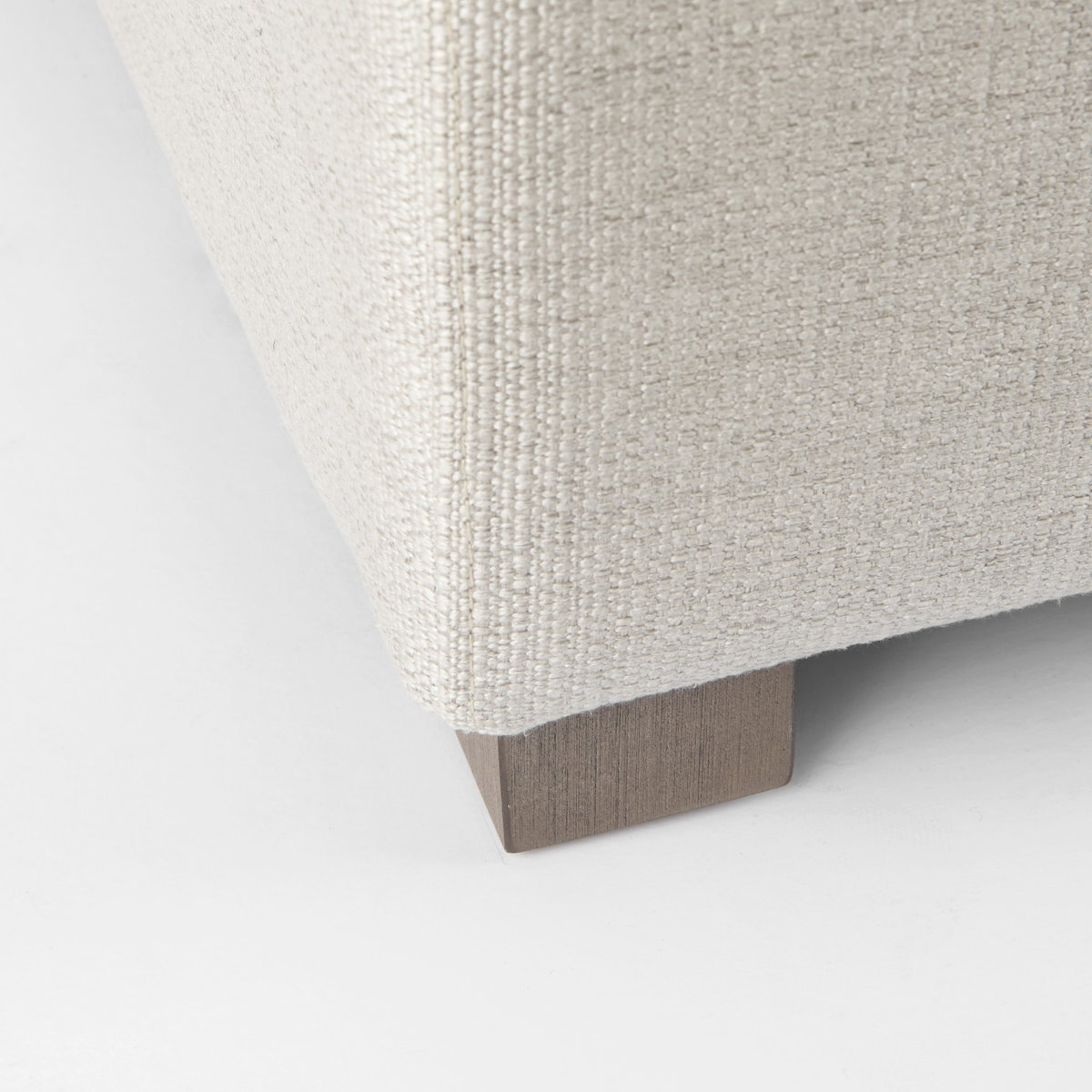 Valence  Beige Full Size Ottoman Sectional Piece, Sectional Sofa by Mercana, 38.58" length x 38.58" width x 17.72" height View 11