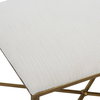 Avenham Small Gold Framed Bench, Benche by Uttermost, 24" width x 20" height x 16" depth thumbnail 6