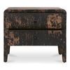 Iris Nightstand Distressed Black thumbnail 3