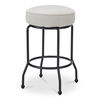 Kelsey Swivel Counter Stool Beige, Counter & Bar Stool by Moe's Home, 19.7" width x 27.4" height x 19.7" depth thumbnail 2