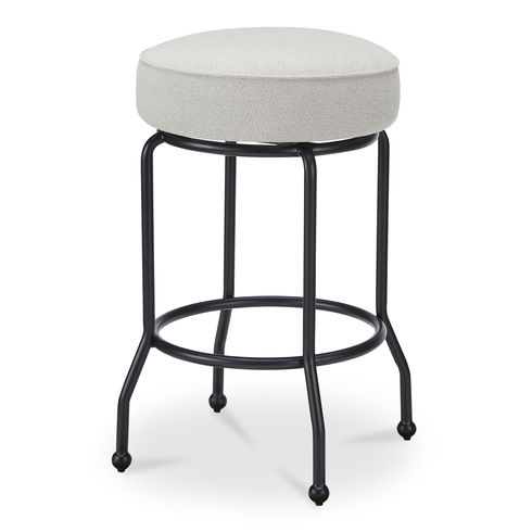 Kelsey Swivel Counter Stool Beige