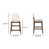 Deco Counter Stool White Pvc thumbnail 6