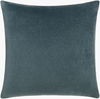 Cotton Velvet Accent Pillow, Decorative Pillow by Surya, 18" length x 18" width thumbnail
