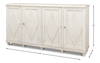 Beecher Sideboard W/4 Doors  Whitewash, by Sarreid, 1'7" length x 7'4" width x 3'10" height thumbnail 14