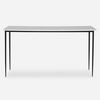 Nightfall White Marble Console Table thumbnail 0