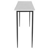 Nightfall White Marble Console Table, by Uttermost, 59" width x 31.5" height x 16" depth thumbnail 6
