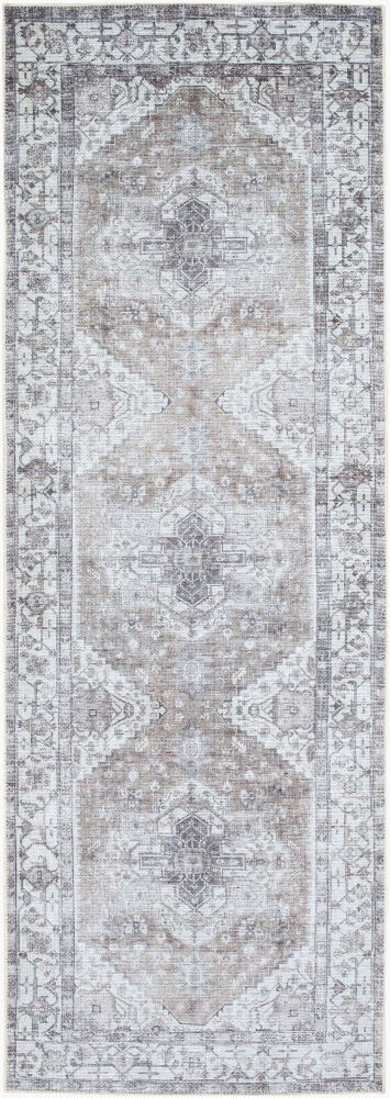 Amelie Machine Woven Rug, by Surya, 7'10.49" length x 2'7.5" width