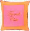 French Chic Accent Pillow Down, Decorative Pillow by Surya, 18" length x 18" width thumbnail