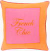 French Chic Accent Pillow Poly, Decorative Pillow by Surya, 22" length x 22" width thumbnail