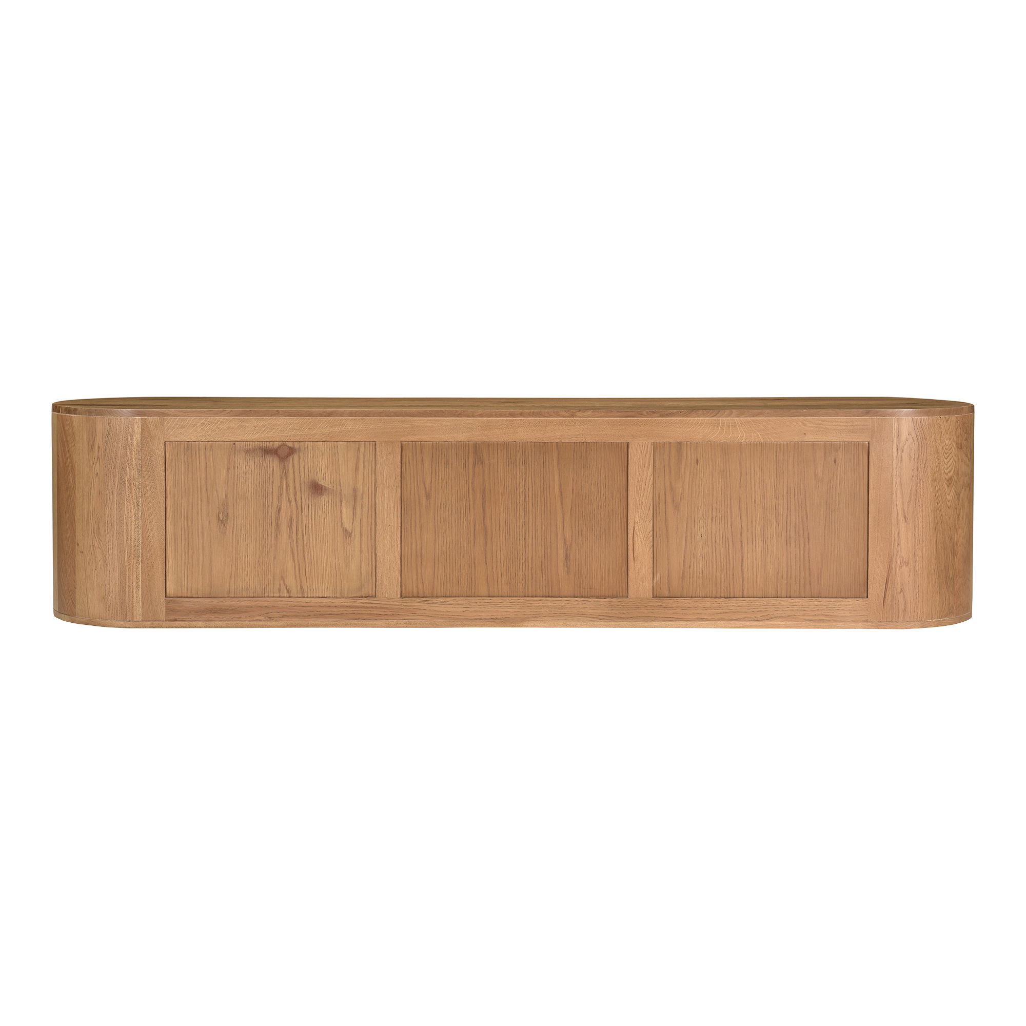 Theo Media Bench Natural, Media Console by Moe's Home, 80" width x 18" height x 18" depth View 6