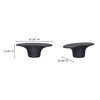 Yumi Outdoor Coffee Table Black thumbnail 9