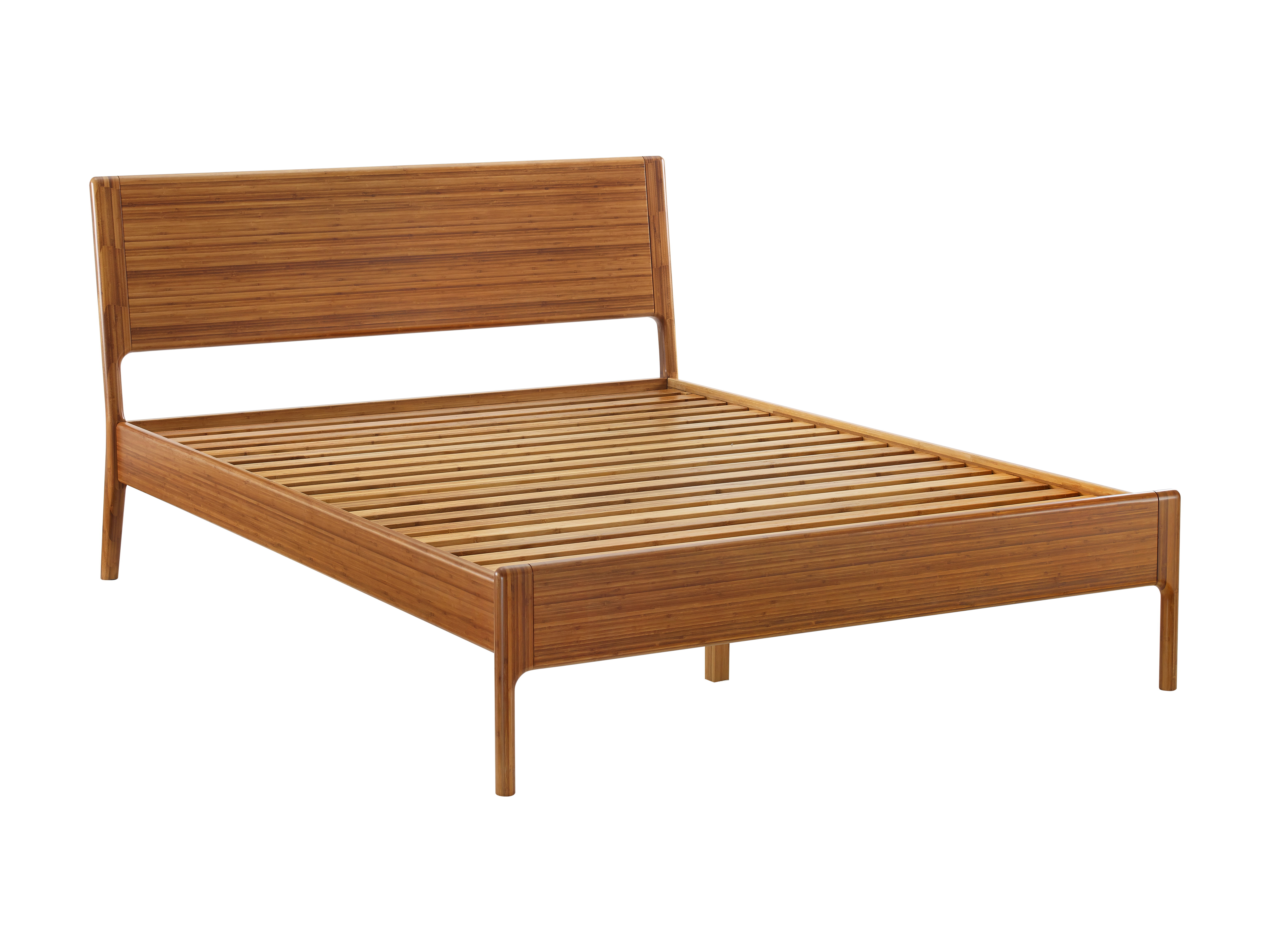 Ventura Queen Platform Bed, Amber, by Greenington, 87.25" length x 63.5" width x 39.5" height View 12