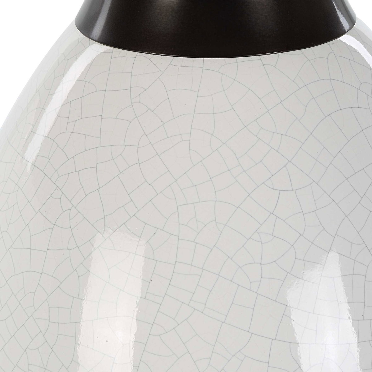 Fralin White Table Lamp, by Uttermost, 17" width x 30.5" height x 17" depth View 8