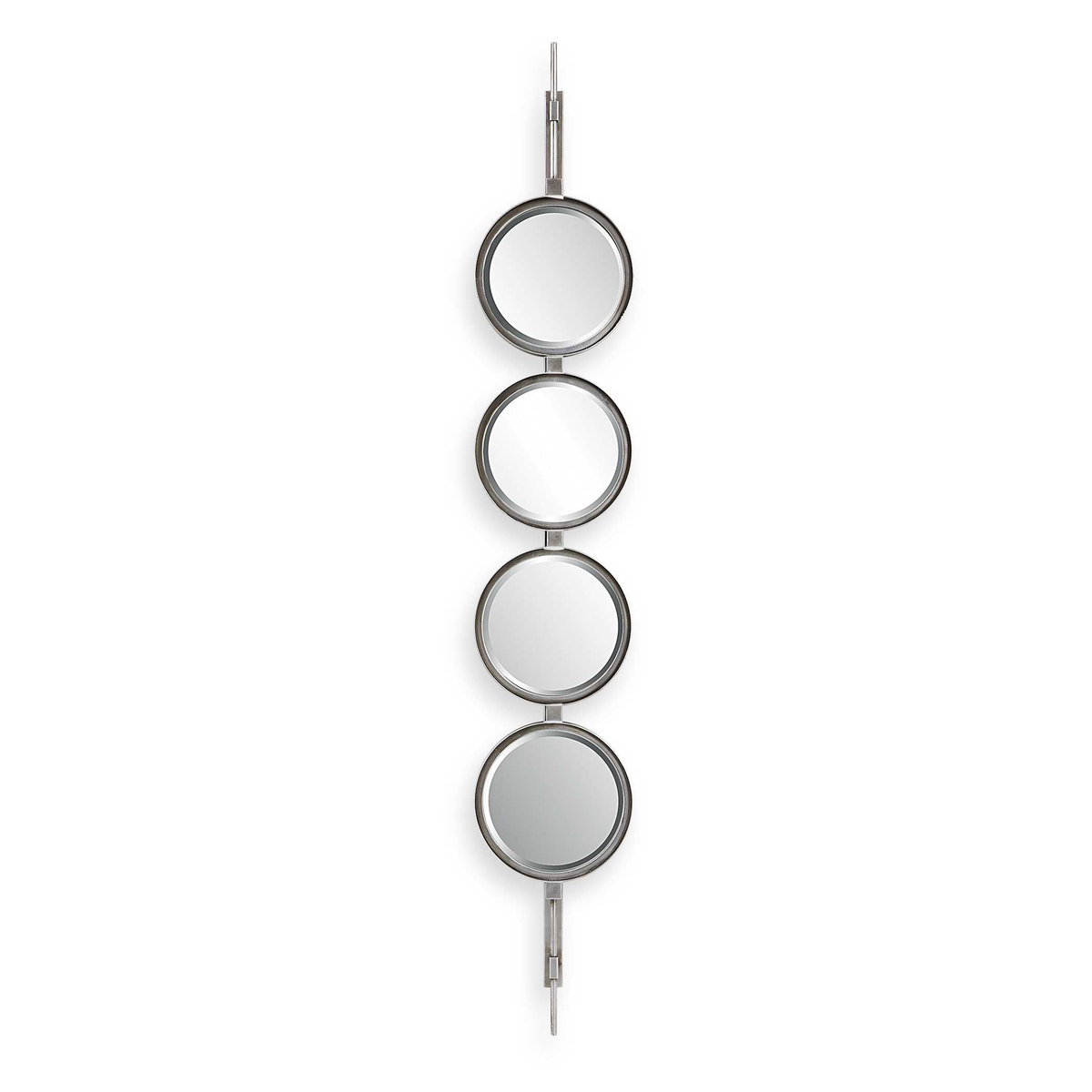 Button Silver Mirror, by Uttermost, 9.87" width x 59.87" height x 3.12" depth View 1