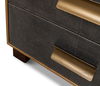 Gideon Shagreen 3 Drawer Side Table, Gry thumbnail 20