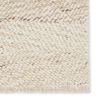 Jaipur Living Klarna LEO04 Handmade Stripes Beige and Cream Area Rug (8'x10') thumbnail 2
