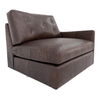 Thurlow Right Arm Facing Chair Espresso Brown Leather thumbnail 1