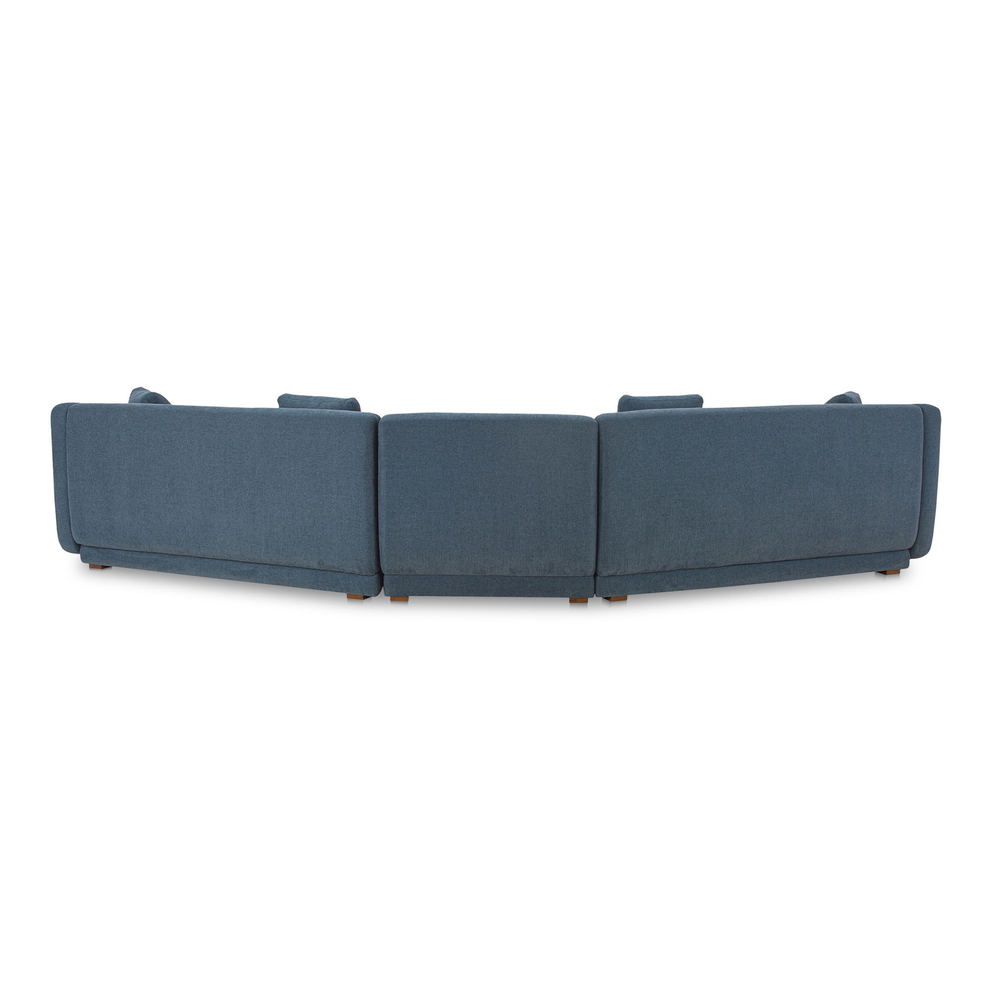 Fraser 3 Piece Modular Sectional With Slipper Deep Blue large image 