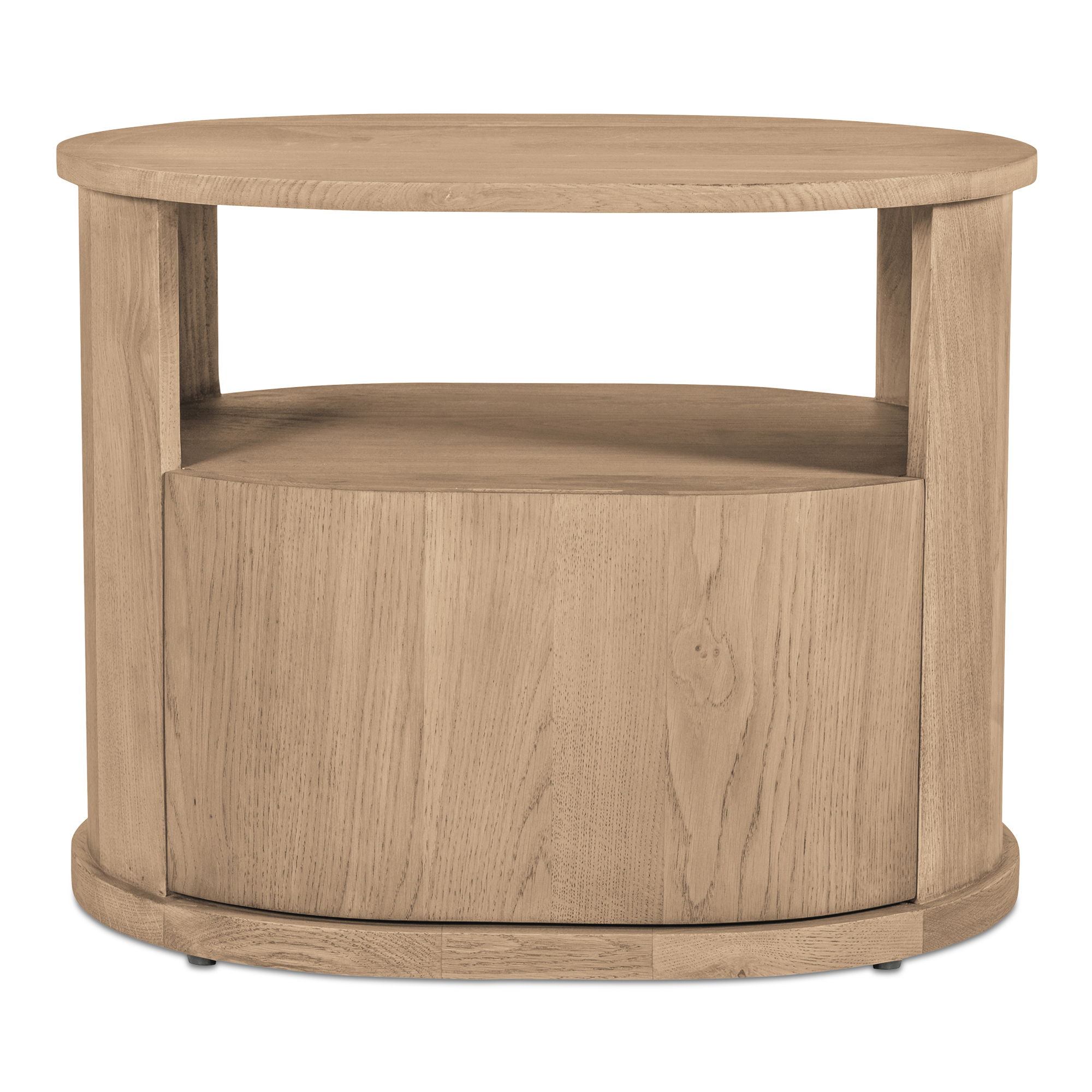 Tommy Nightstand Natural, by Moe's Home, 26" width x 20.5" height x 20" depth View 1
