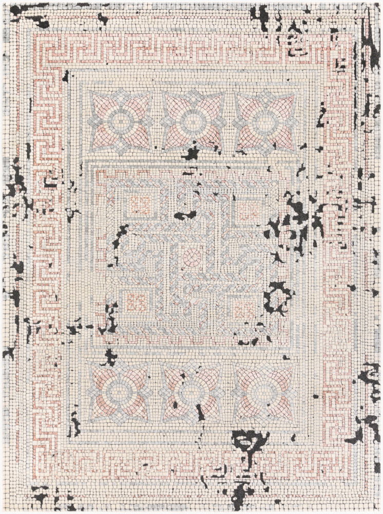 Venezia Machine Woven Rug, by Surya, 1'3.75" length x 1'3.75" width