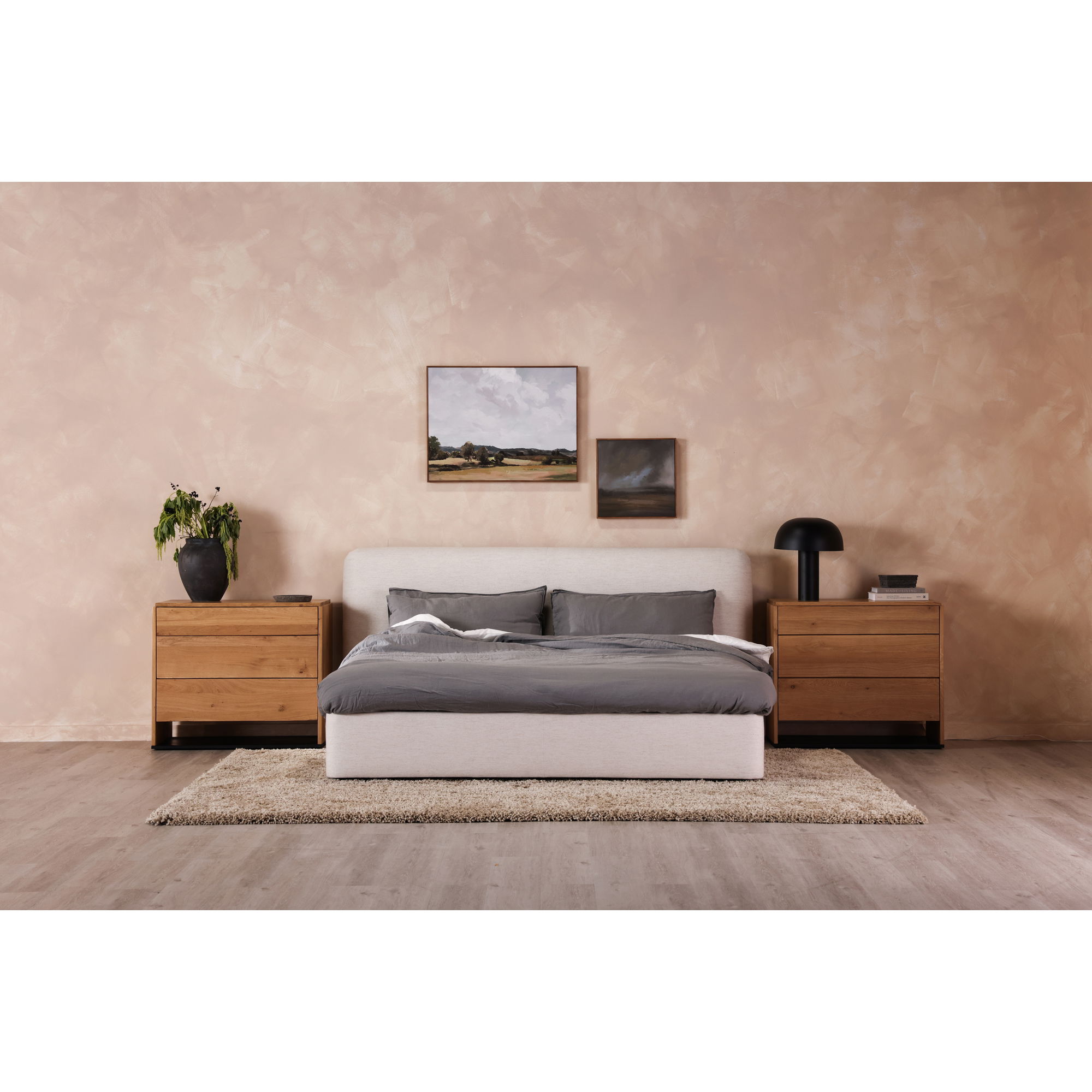 Samara Queen Bed, by Moe's Home, 75" width x 43" height x 88" depth View 11