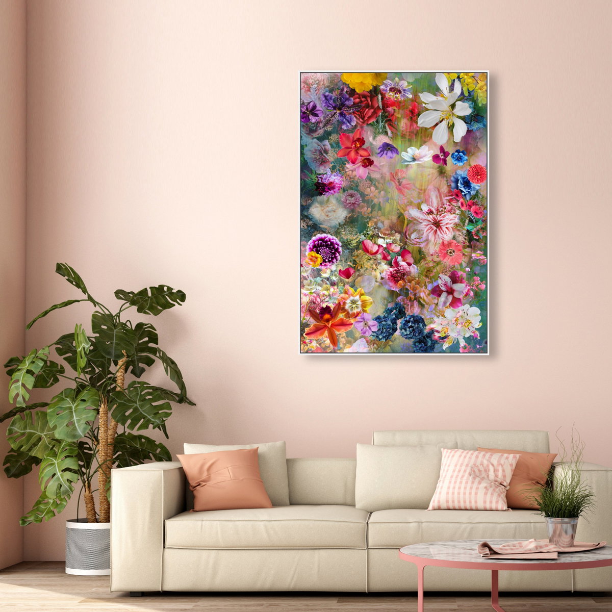 Azlan Bloom Floral (No Embellishment), Art by Oliver Gal,  15x10 View 3