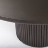Terra 60' Round Pedestal Dining Table | Modern | Dark Brown Wood | Seats 6, by Mercana, 60" length x 60" width x 30" height thumbnail 7