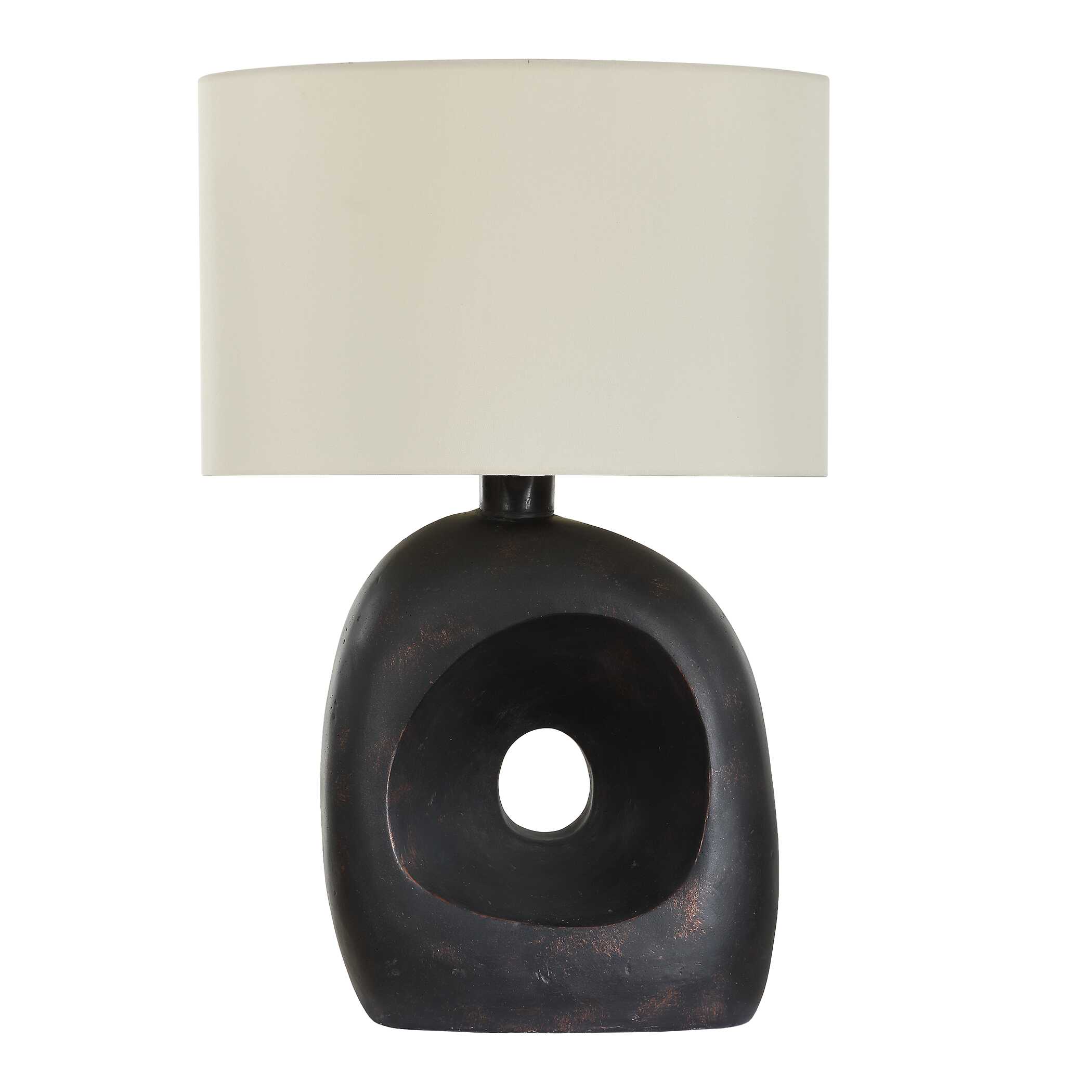 Peephole Outdoor Bronze Table Lamp large image 