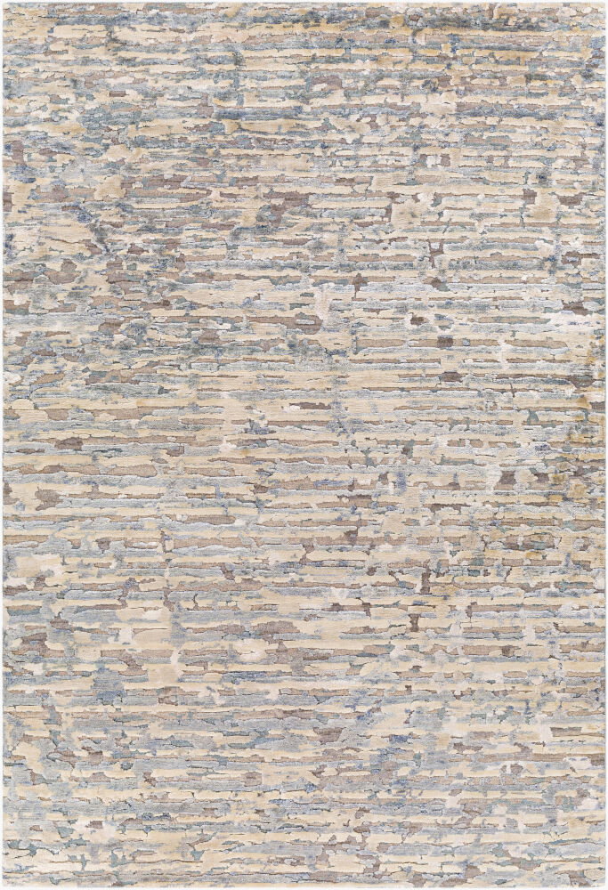 Seda Handmade Rug, by Surya, 9' length x 6' width