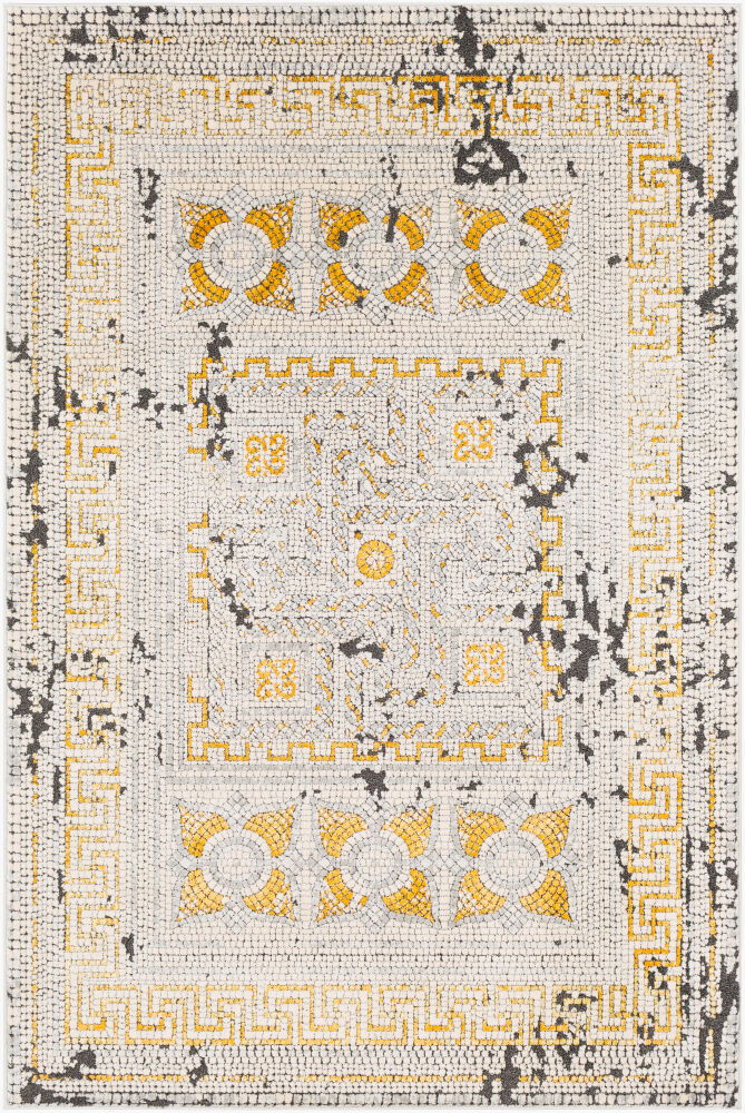 Venezia Machine Woven Rug, by Surya, 7'2.61" length x 5'2.99" width
