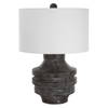 Timber Carved Wood Table Lamp, by Uttermost, 17" width x 24" height x 17" depth thumbnail 5