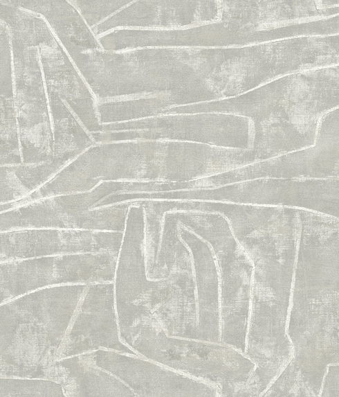Urban Chalk Grey Peel & Stick Wallpaper