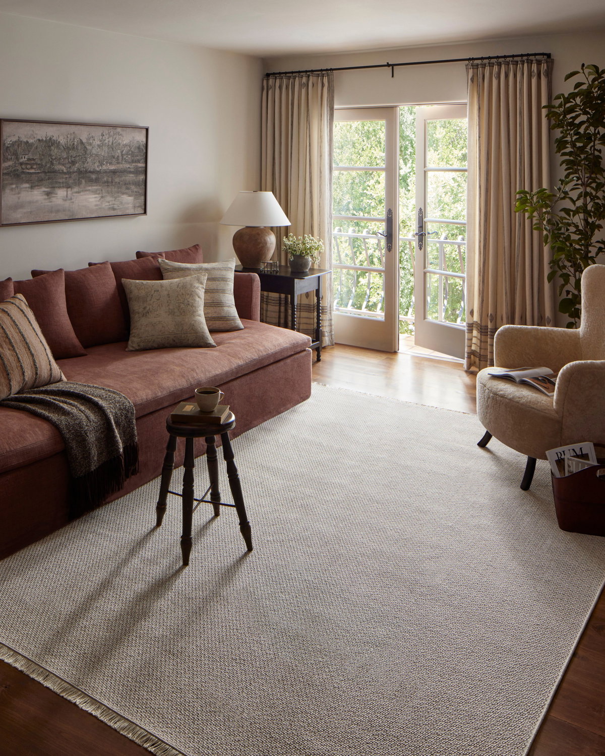 Amber Lewis x Loloi Malibu Rug, 3'9" length x 5'9" width View 2