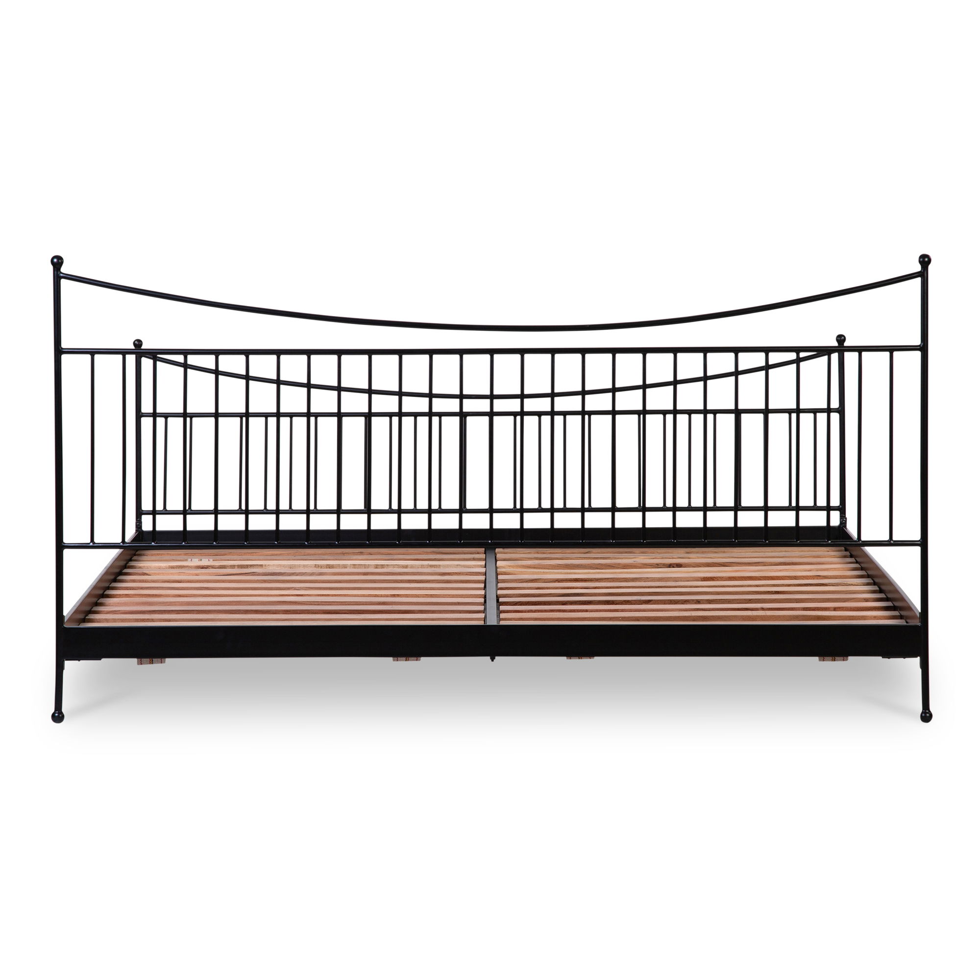 Monet King Bed Black, by Moe's Home, 78.5" width x 42" height x 83.35" depth View 5